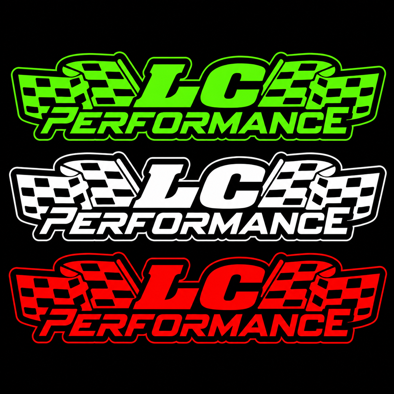 LC Performance Signature Decal 3-Pack